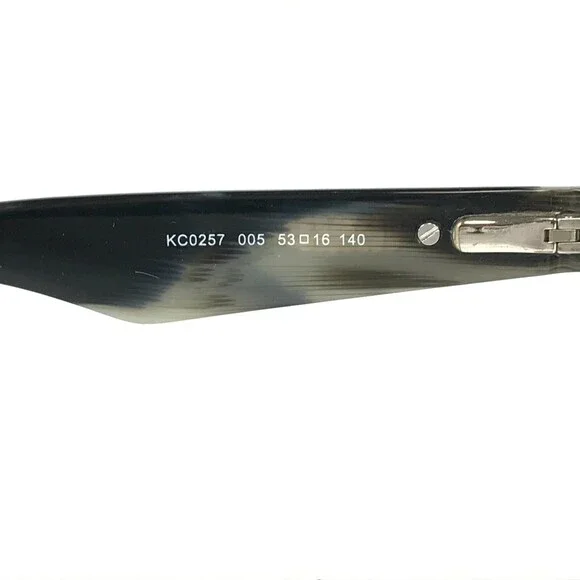 Kenneth Cole Eyeglasses Frames KC0257 005 MATTE Black Gray Horn 53-16-140 - Picture 12 of 12